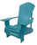 Recycled Plastic 3/4 Inch Muskoka Chair with 8" Arm