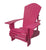 Recycled Plastic 3/4 Inch Muskoka Chair with 8" Arm
