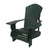 Recycled Plastic 3/4 Inch Muskoka Chair with 8" Arm