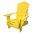 Recycled Plastic 3/4 Inch Muskoka Chair with 8" Arm