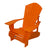 Recycled Plastic 3/4 Inch Muskoka Chair with 8" Arm