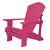 Recycled Plastic 1 Inch Muskoka Chair with 5.5" Arm