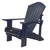 Recycled Plastic 1 Inch Muskoka Chair with 5.5" Arm