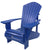Recycled Plastic 1 Inch Muskoka Chair with 7.5" Arm