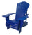 Recycled Plastic 3/4 Inch Muskoka Chair with 8" Arm
