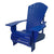 Recycled Plastic 3/4 Inch Muskoka Chair with 8" Arm