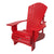 Recycled Plastic 3/4 Inch Muskoka Chair with 8" Arm
