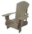 Recycled Plastic 3/4 Inch Muskoka Chair with 8" Arm