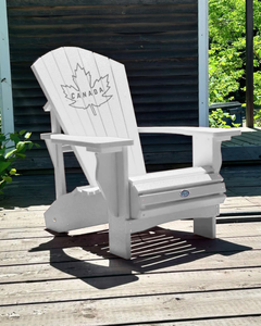 Maple Leaf Chair Solid White