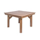 Square Garden Dining Table