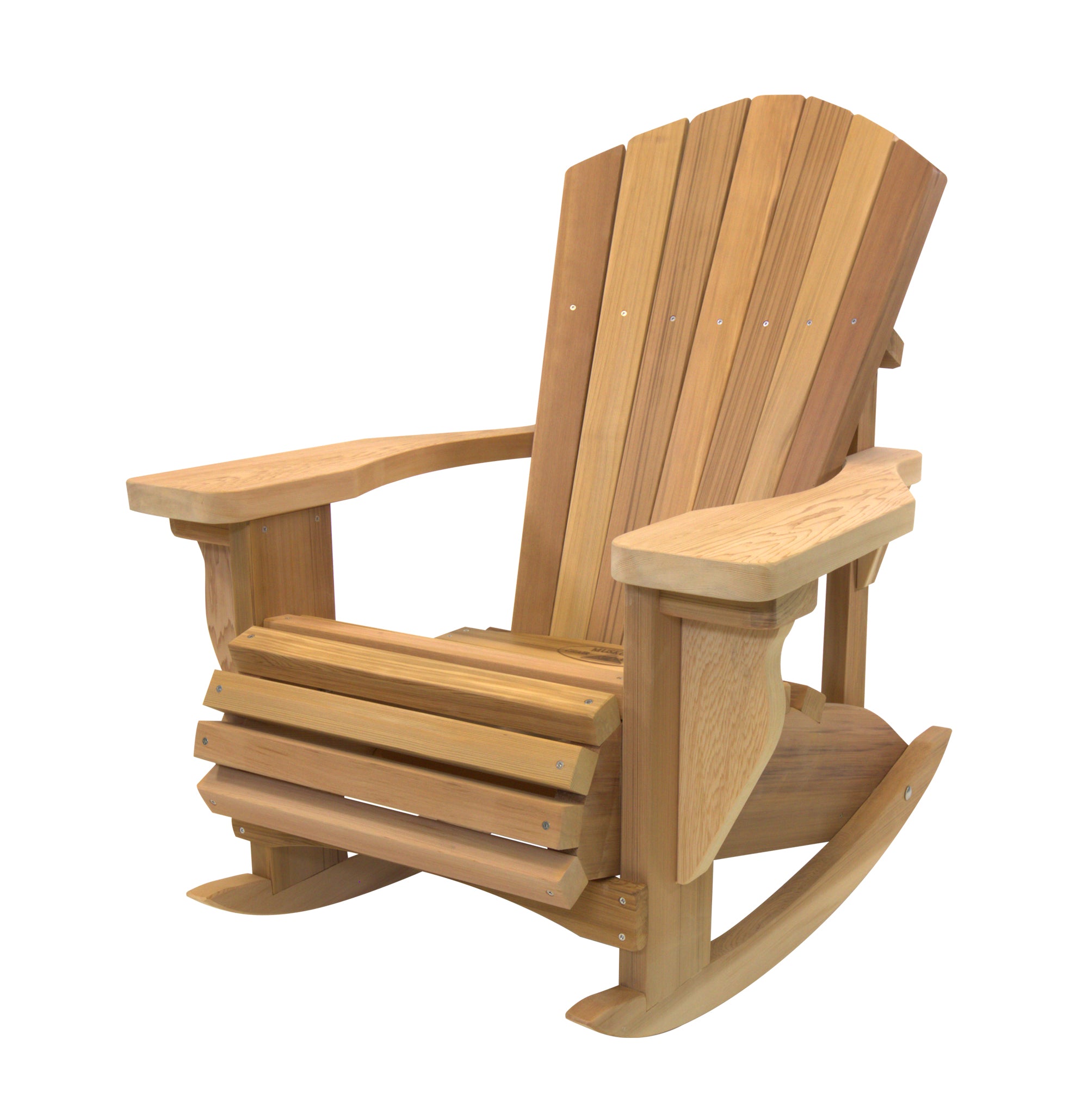Red Cedar Inch Muskoka Chair Rocker with Arm – MuskokaChairs