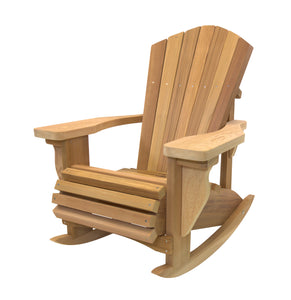 Red Cedar 2 Inch Muskoka Chair Rocker with 7.5" Arm