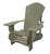Recycled Plastic 3/4 Inch Muskoka Chair with 8" Arm