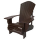 Recycled Plastic 3/4 Inch Muskoka Chair with 8" Arm